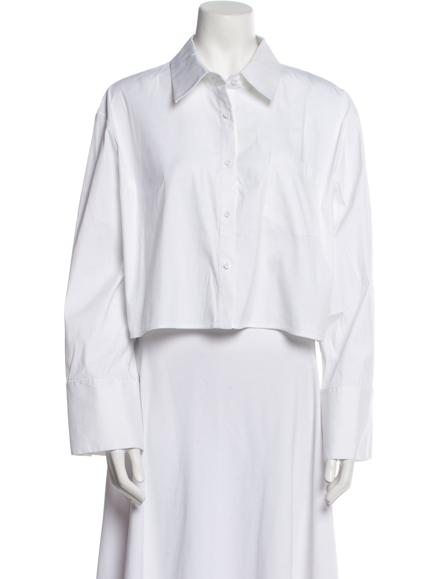 Alice + Olivia Long Sleeve Button-Up Top