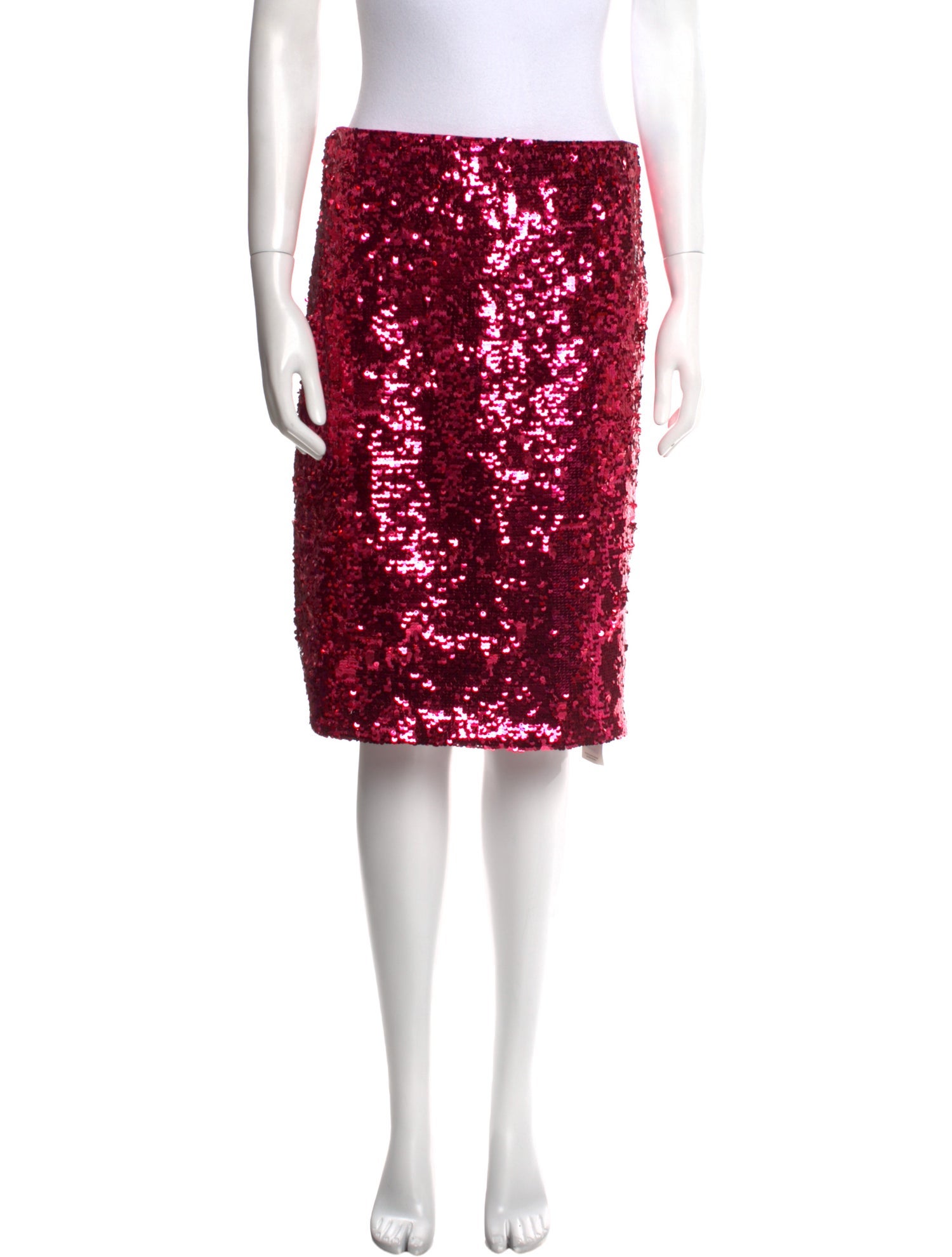 Alice + Olivia Sequin Embellishments Knee-Length Skirt w/ Tags