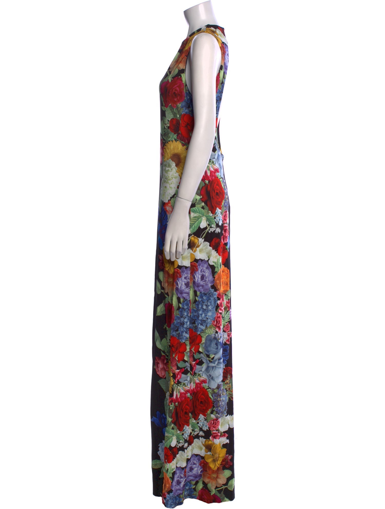 Alice + Olivia Floral Print Long Dress w/ Tags