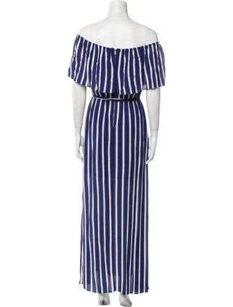 Alice + Olivia Striped Long Dress