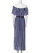 Alice + Olivia Striped Long Dress
