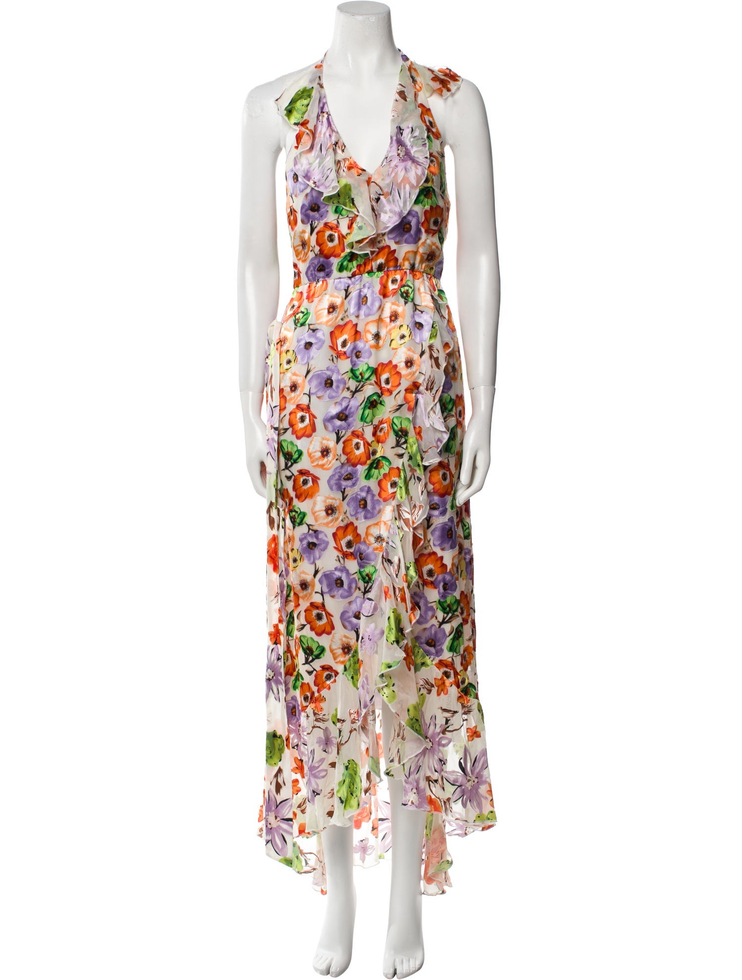 Alice + Olivia Floral Print Long Dress