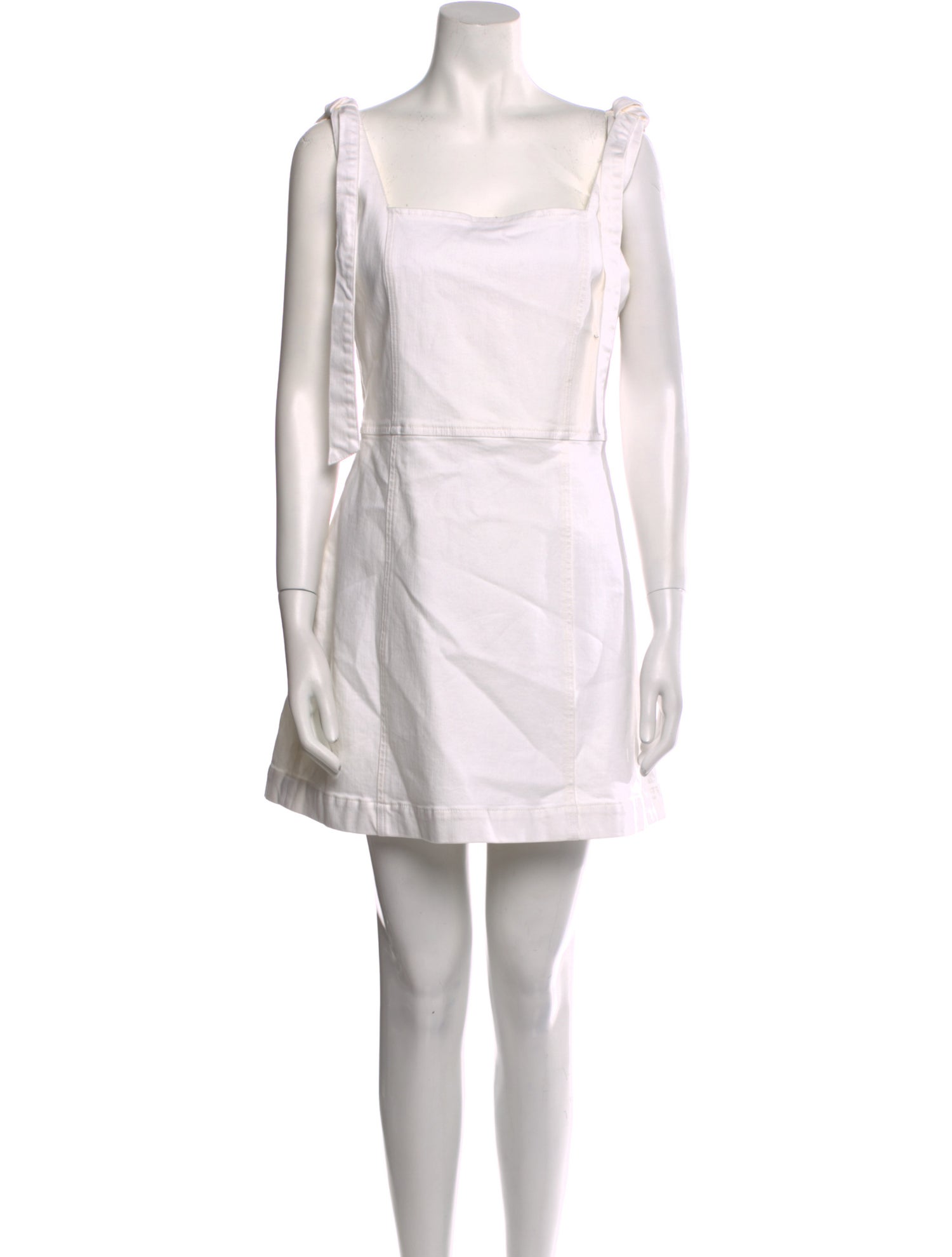 Alice + Olivia Square Neckline Mini Dress