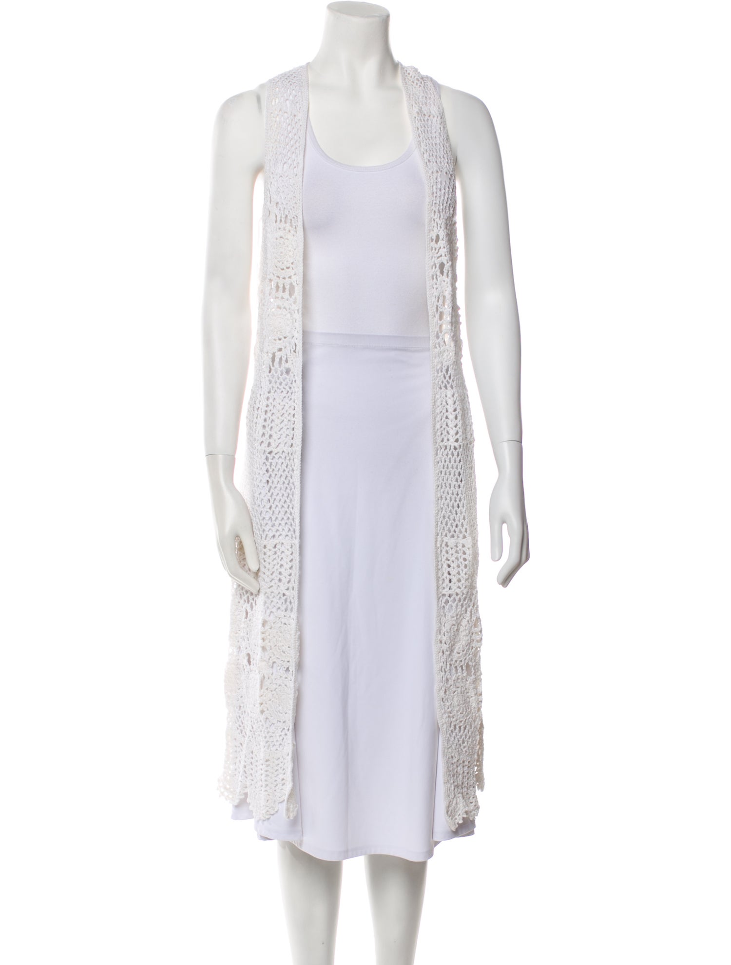 Alice + Olivia Crochet Vest