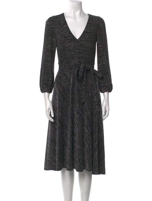 Alice + Olivia Printed Midi Length Dress