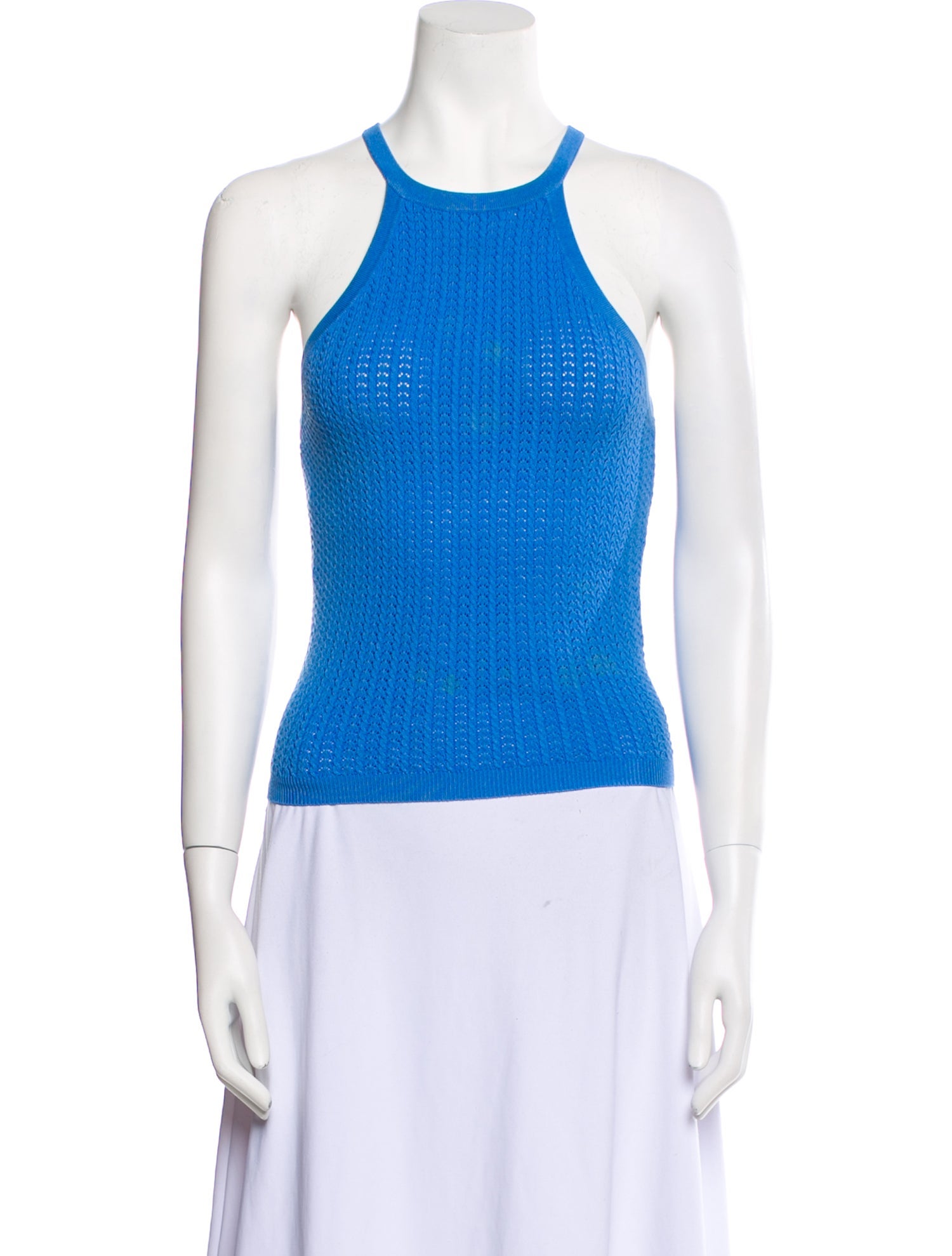 Alice + Olivia Halterneck Sleeveless Top