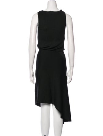 Alice + Olivia Cowl Neck Midi Length Dress