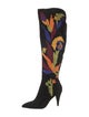 Alice + Olivia Suede Patterned Boots