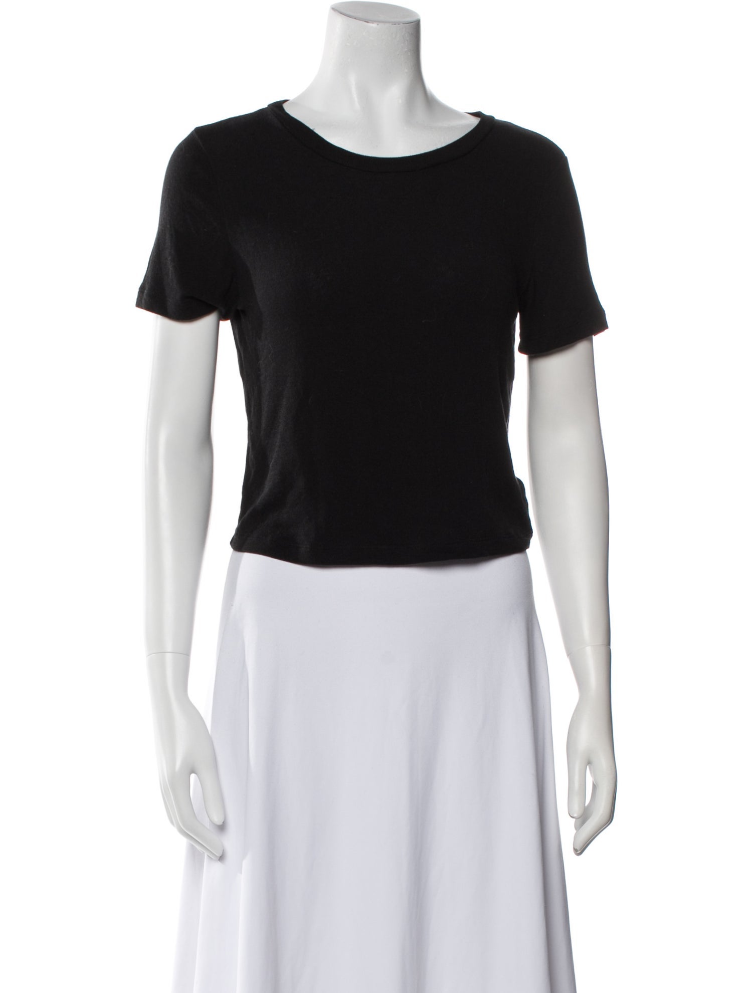 Alice + Olivia Scoop Neck Short Sleeve T-Shirt