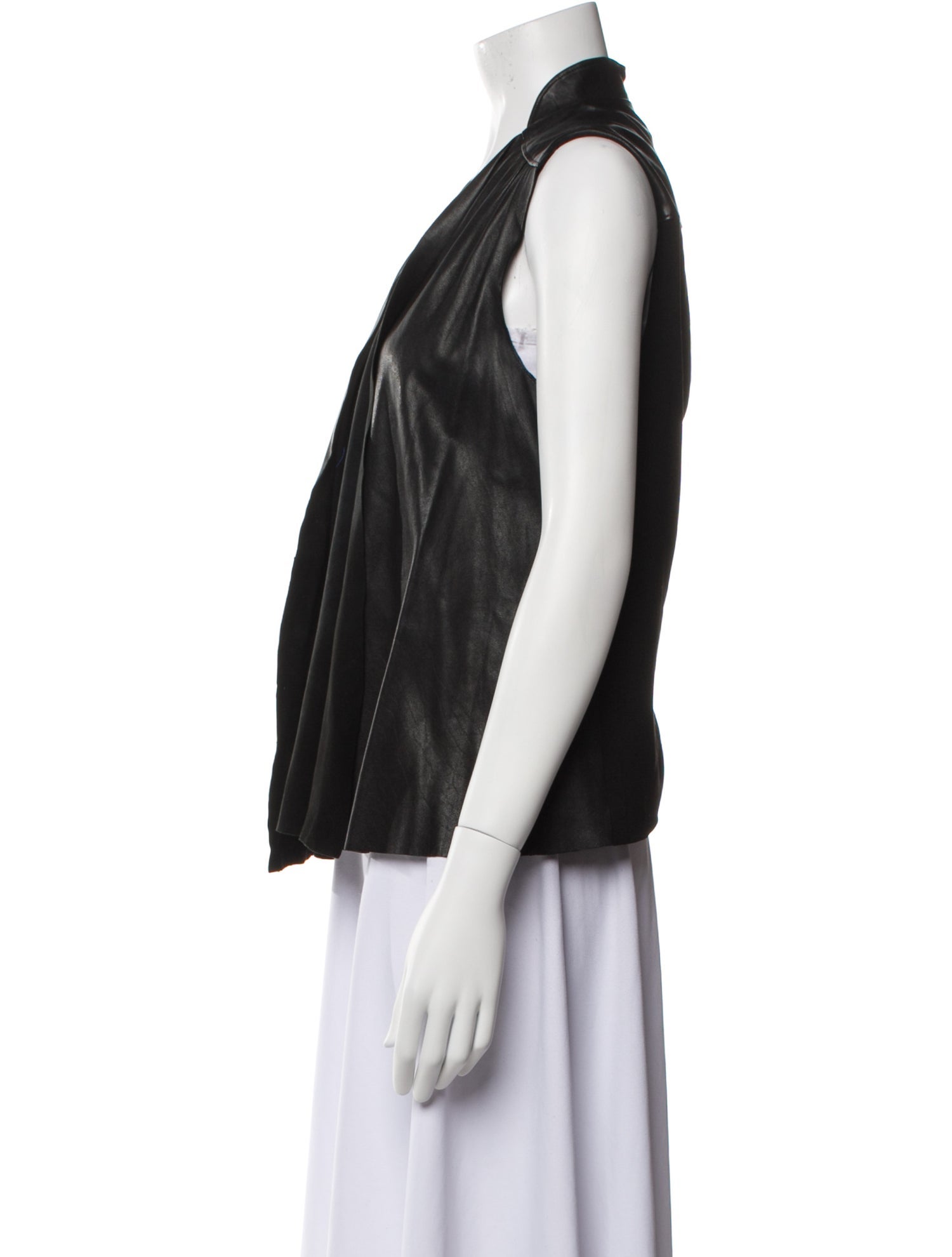 Alice + Olivia Leather Vest