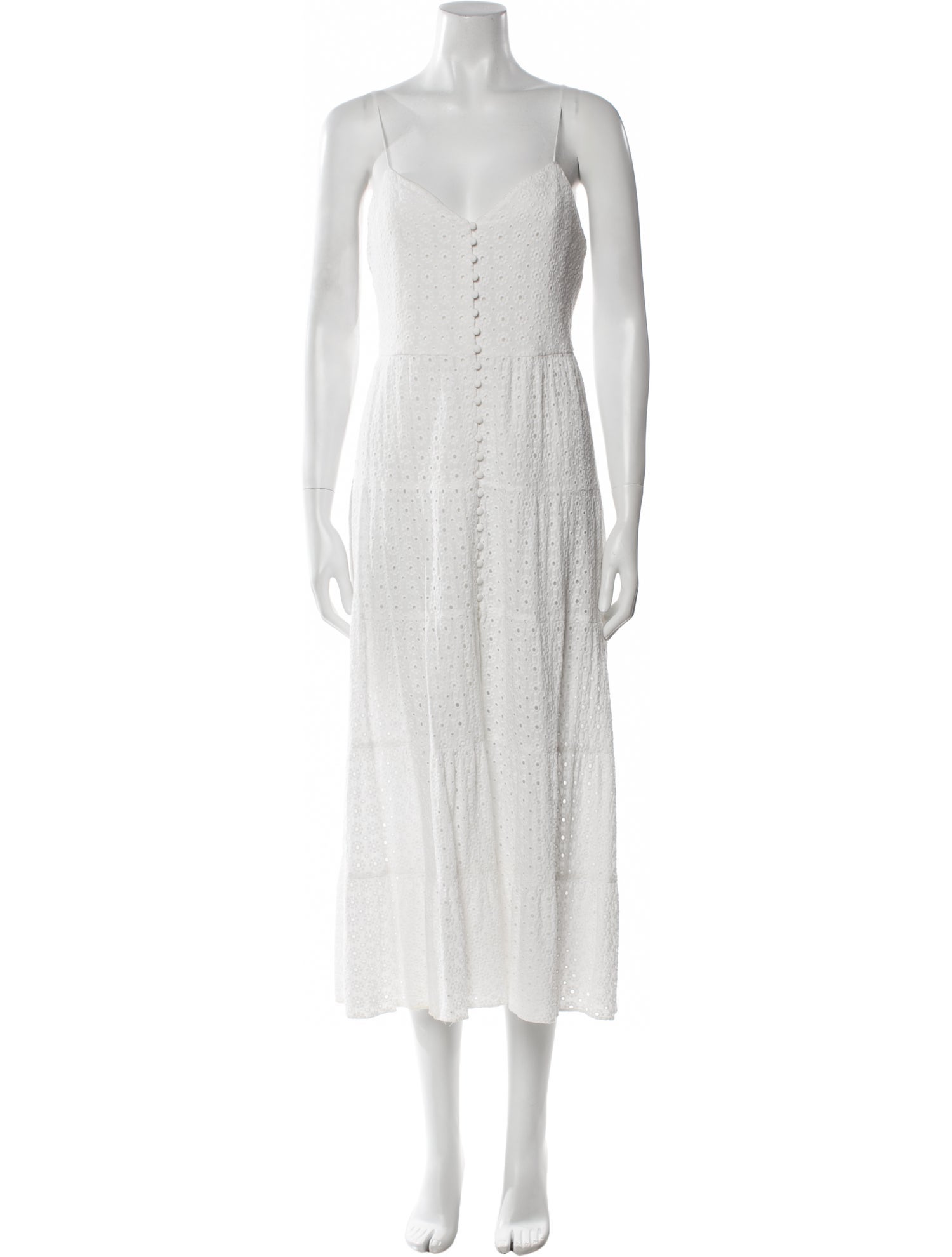 Alice + Olivia V-Neck Midi Length Dress