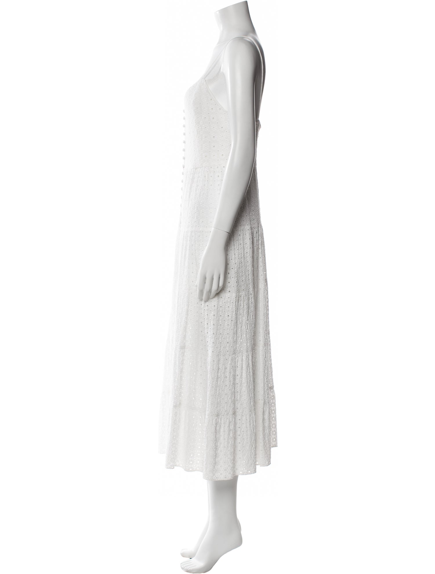 Alice + Olivia V-Neck Midi Length Dress