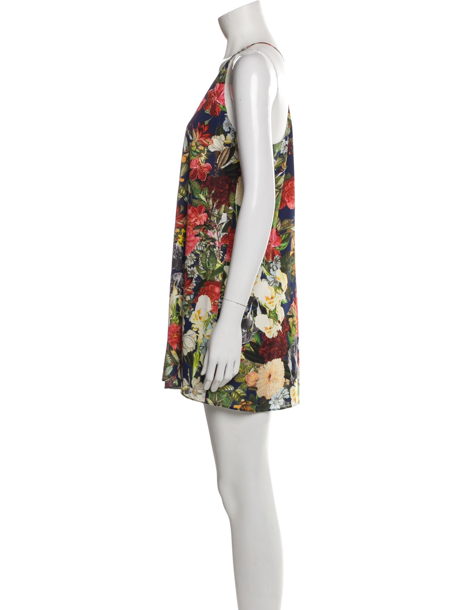 Alice + Olivia Floral Print Mini Dress