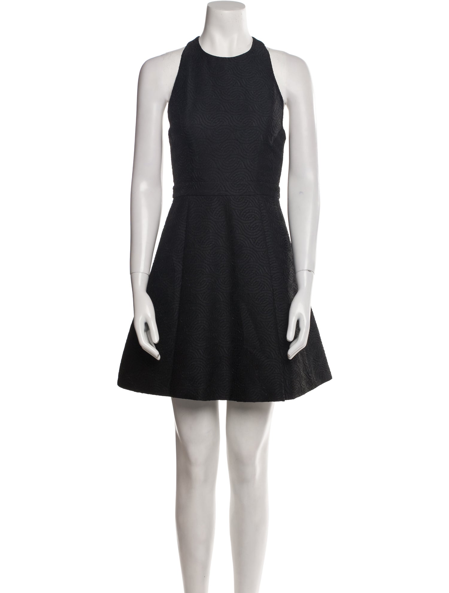 Alice + Olivia Crew Neck Mini Dress