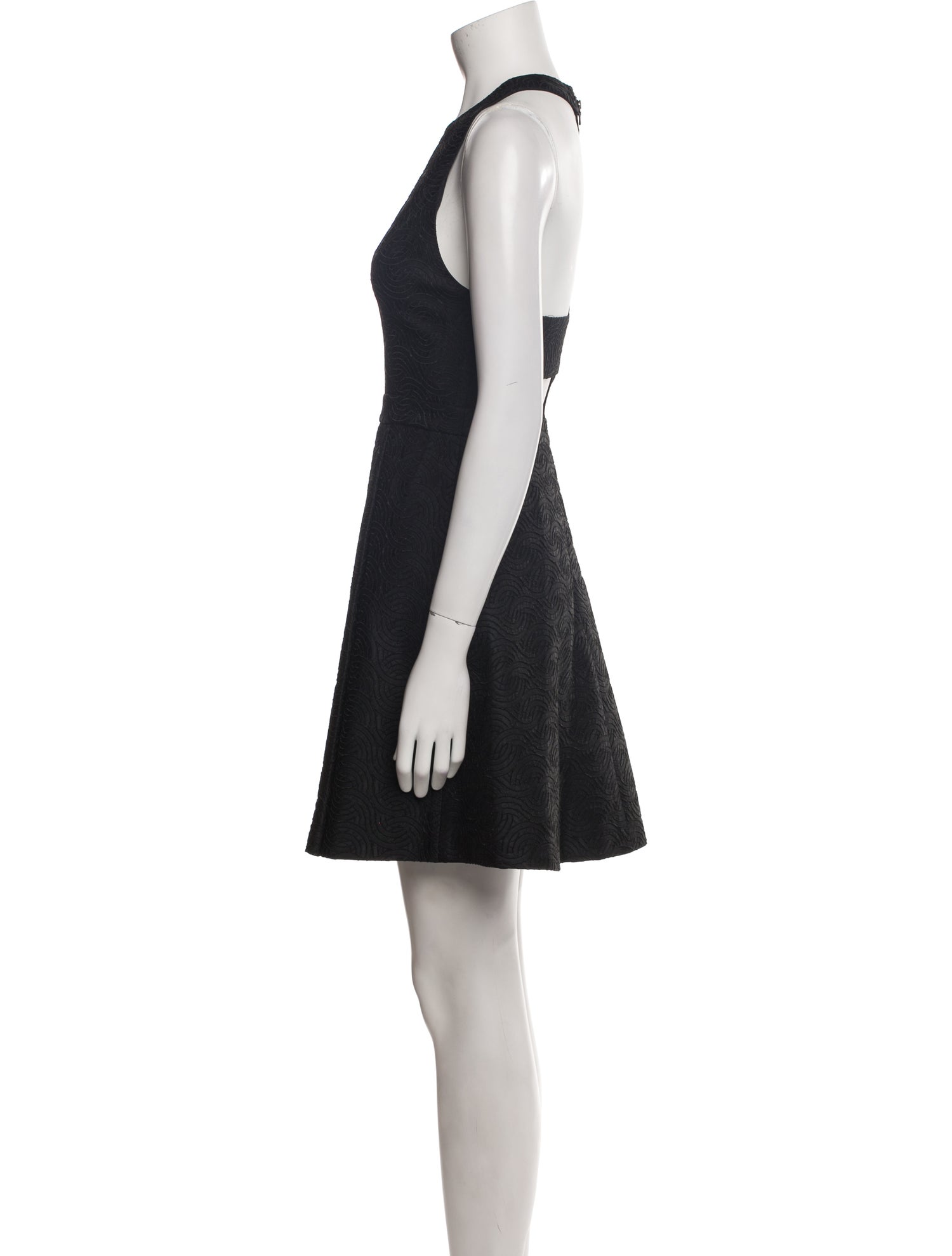 Alice + Olivia Crew Neck Mini Dress