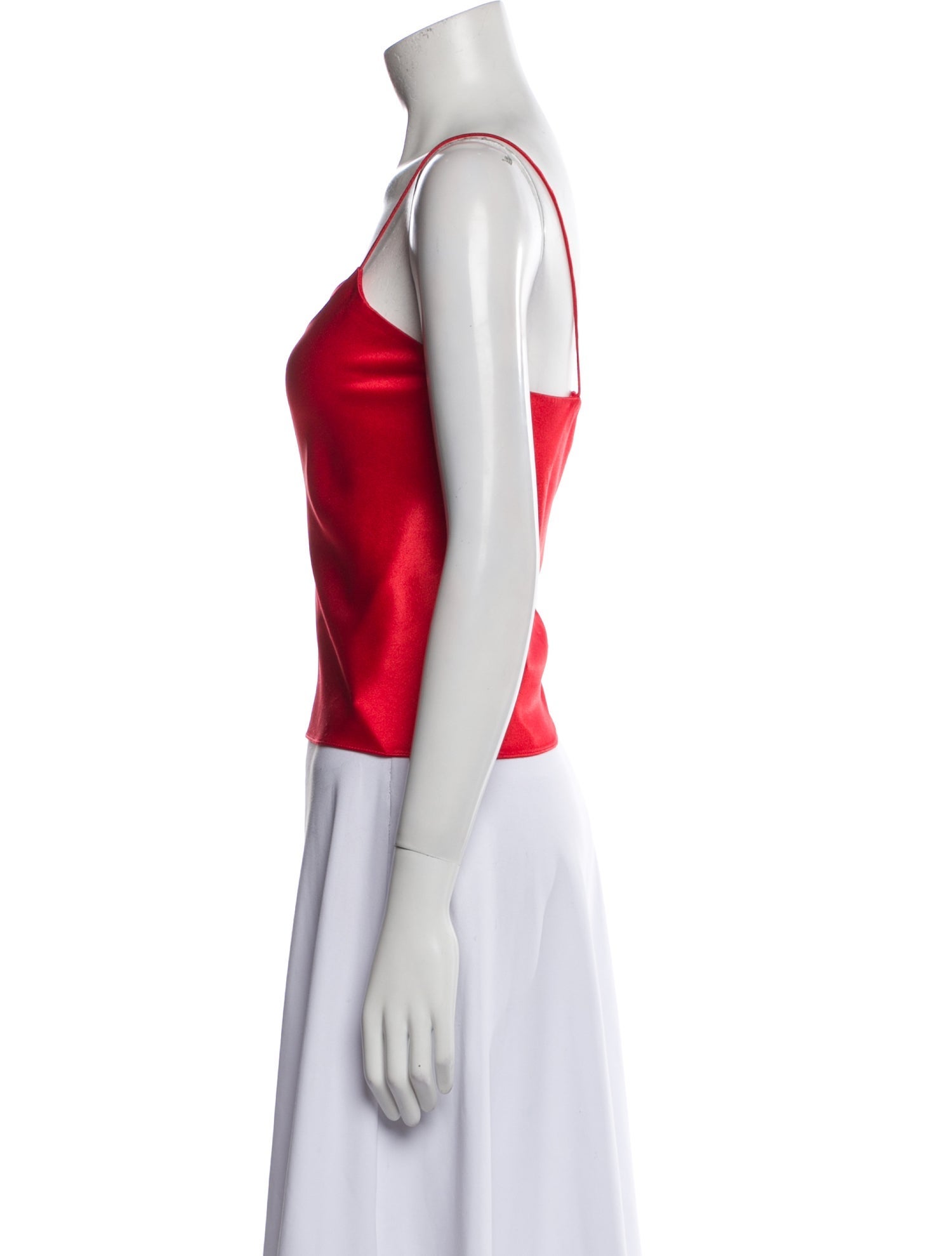 Alice + Olivia Square Neckline Sleeveless Crop Top