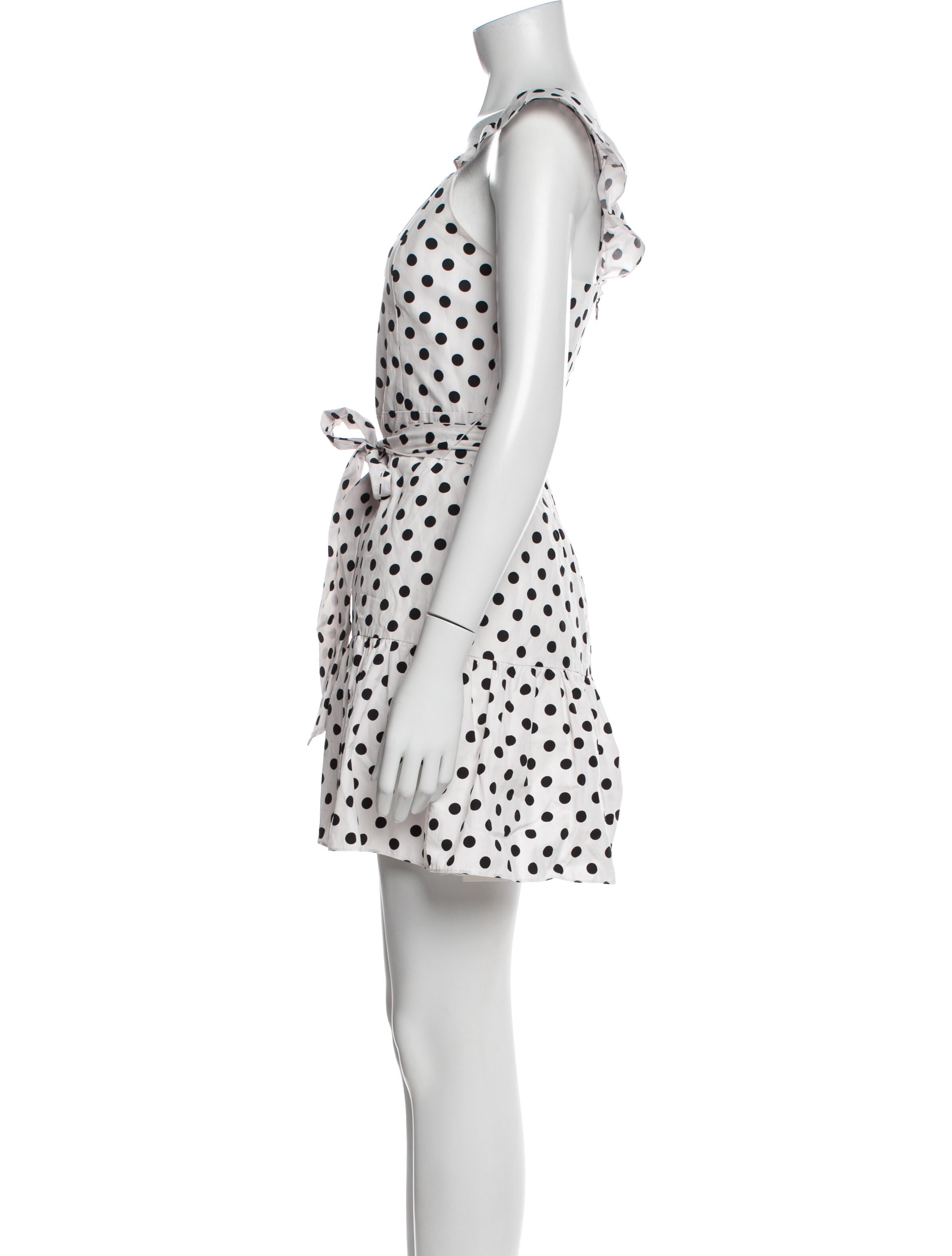 Alice + Olivia Polka Dot Print Mini Dress