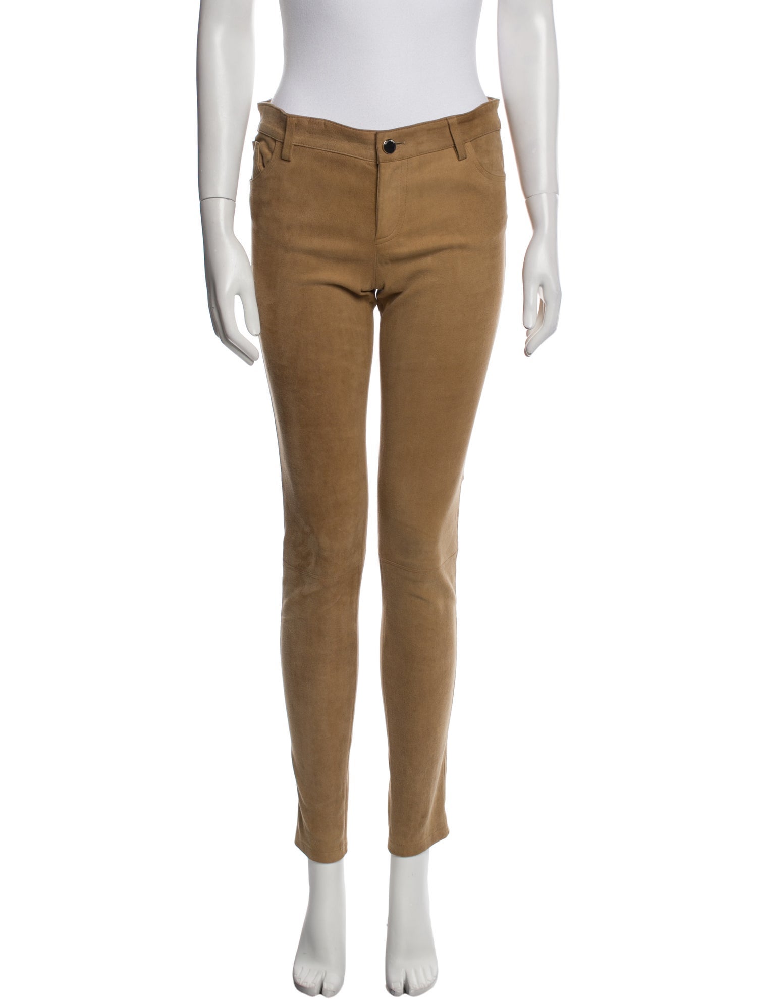Alice + Olivia Leather Skinny Leg Pants