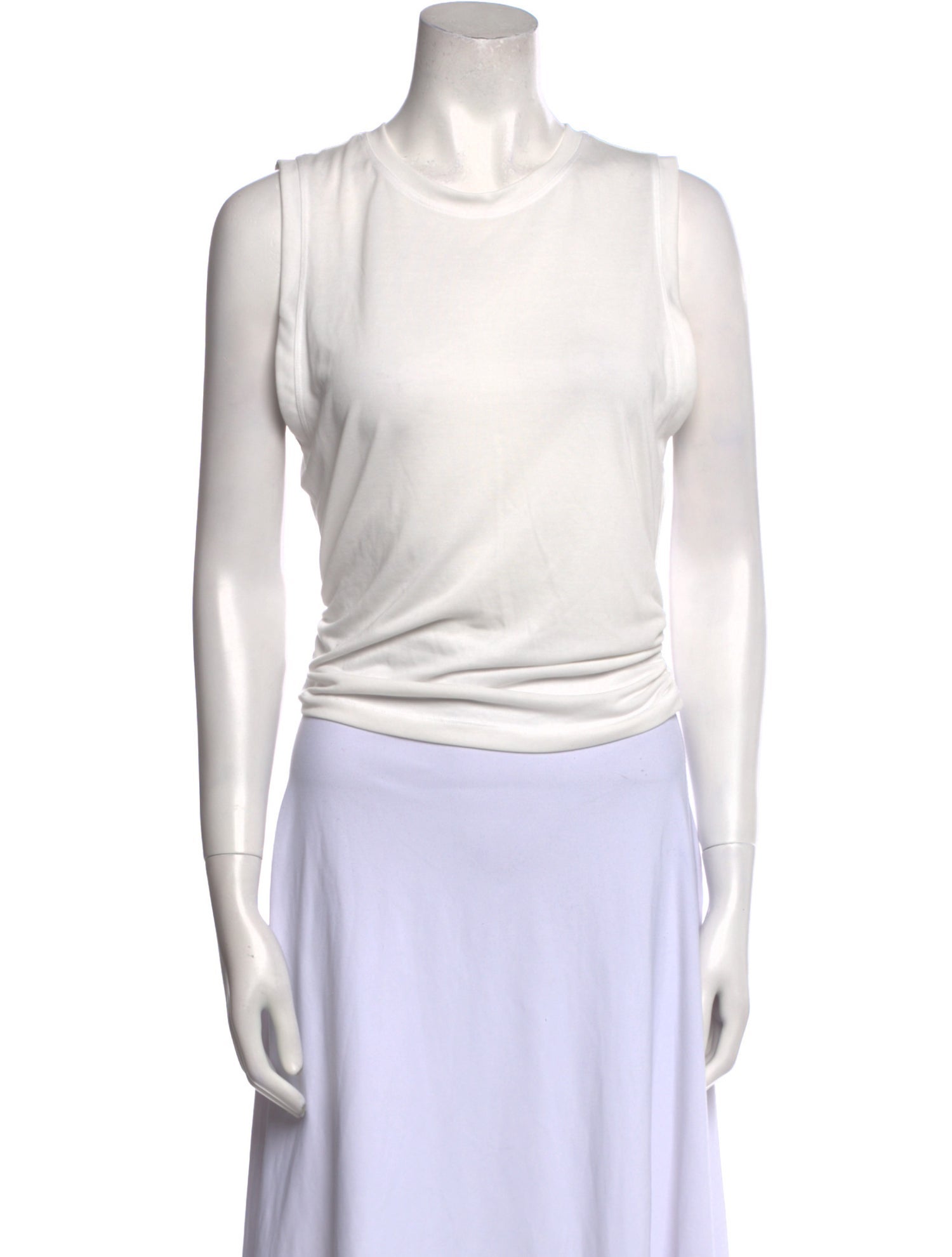 Alice + Olivia Nylon Crew Neck Top