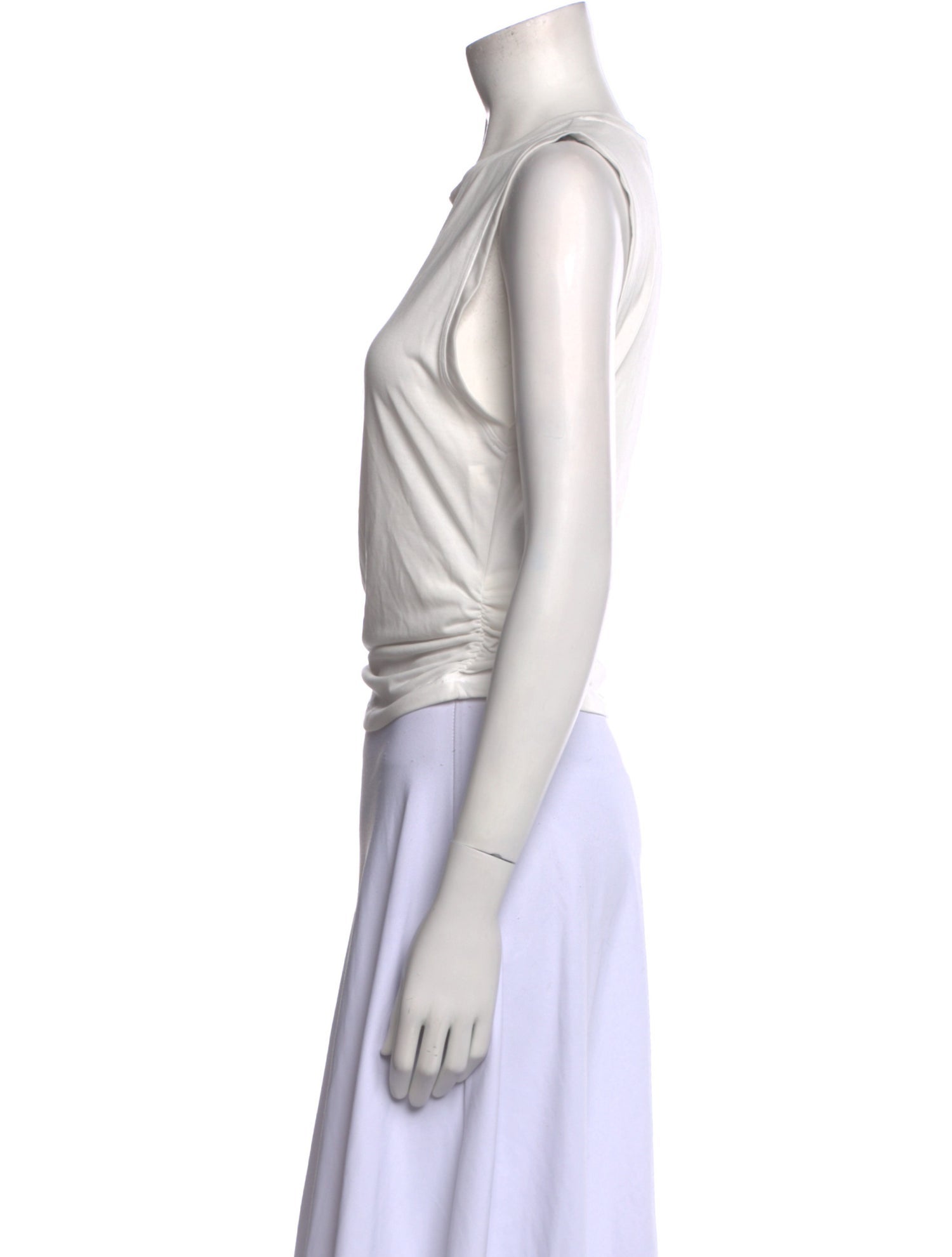 Alice + Olivia Nylon Crew Neck Top