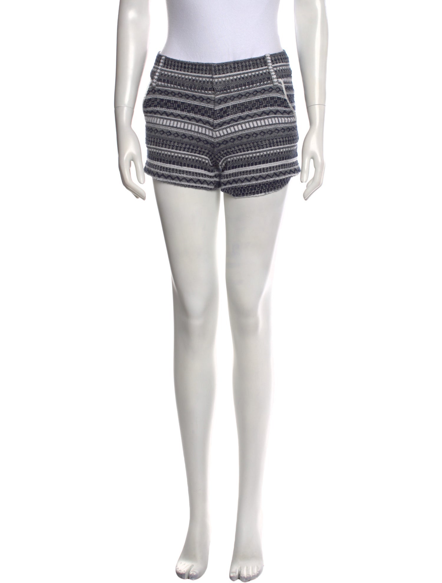 Alice + Olivia Striped Mini Shorts