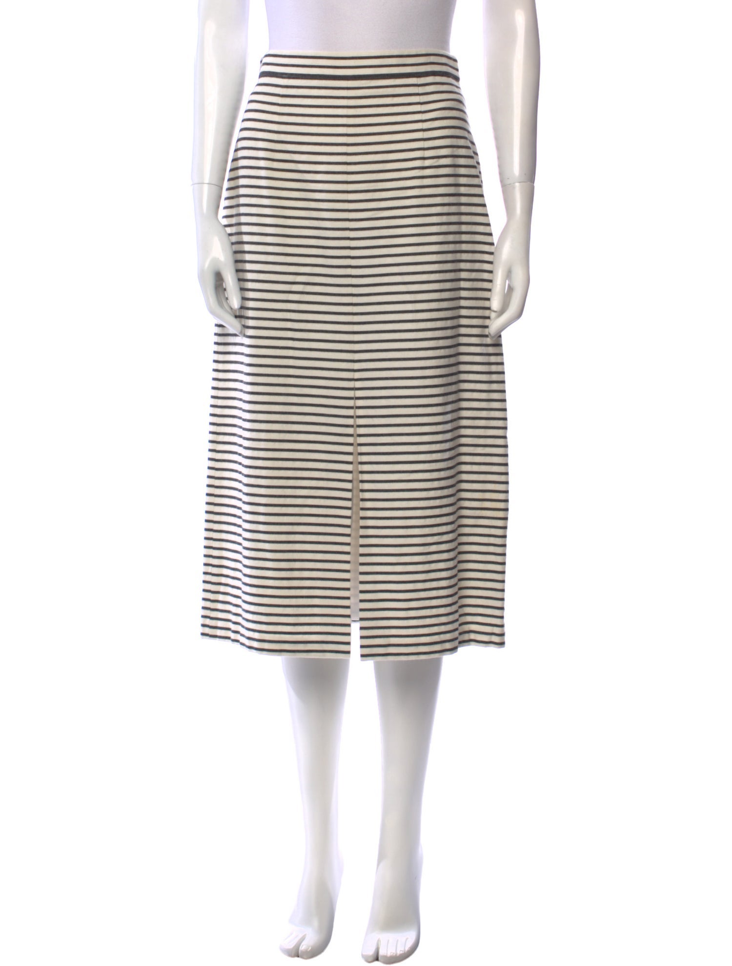 Alice + Olivia Striped Midi Length Skirt