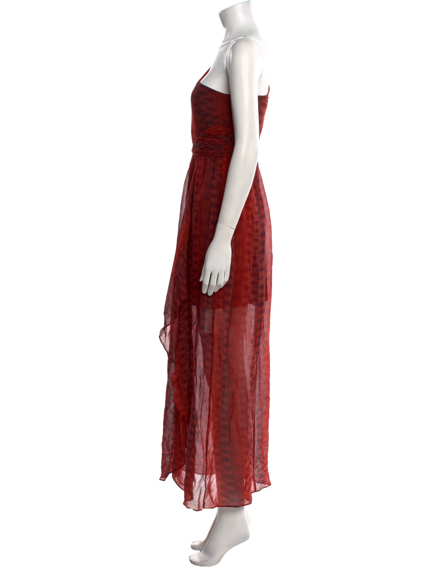 Alice + Olivia Silk Long Dress