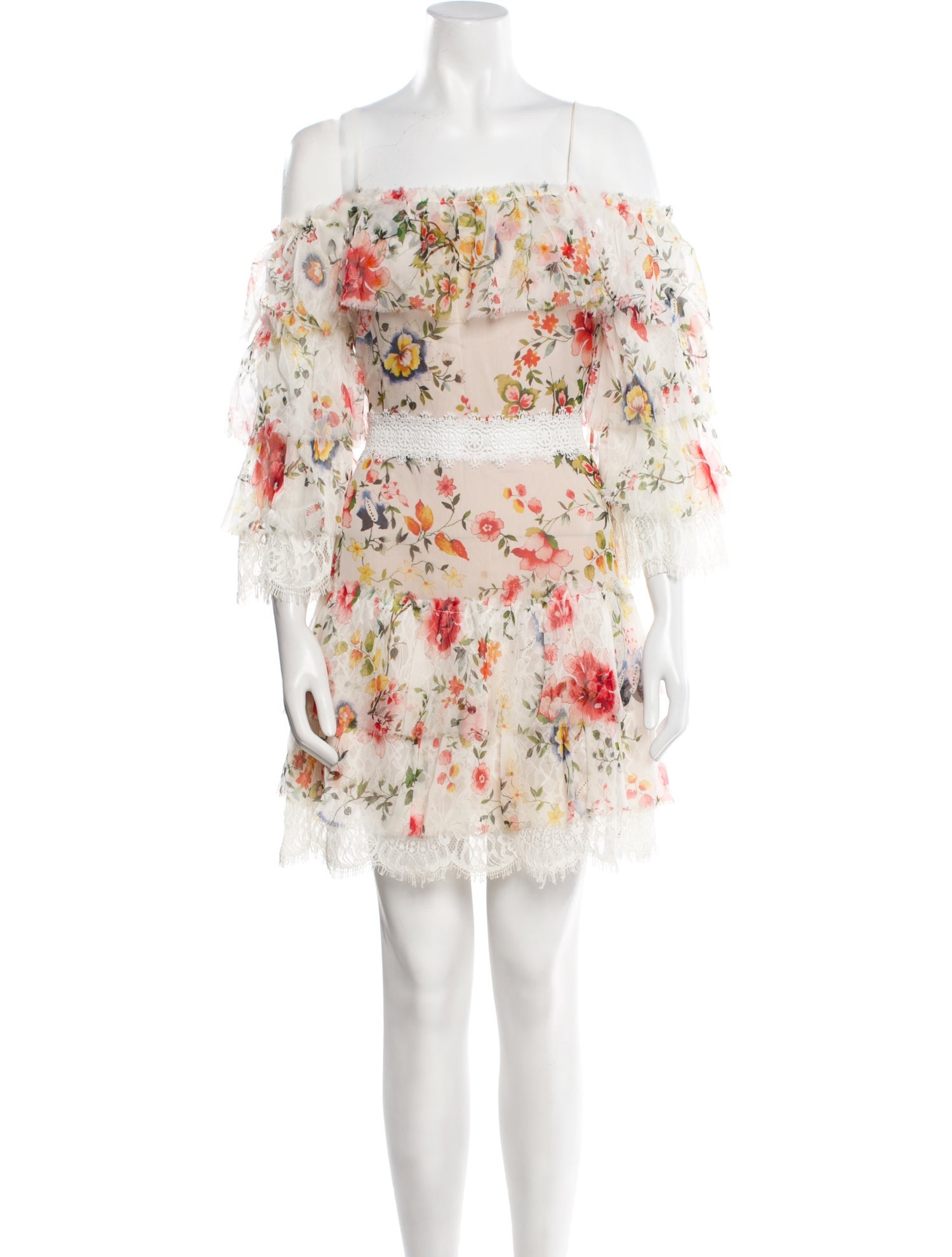 Alice + Olivia Silk Mini Dress