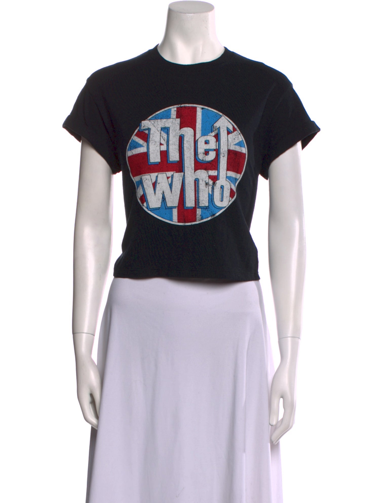 Alice + Olivia Graphic Print Crew Neck T-Shirt