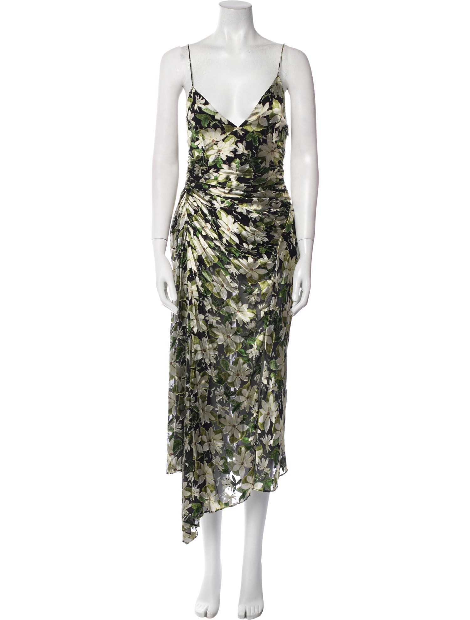 Alice + Olivia Silk Long Dress