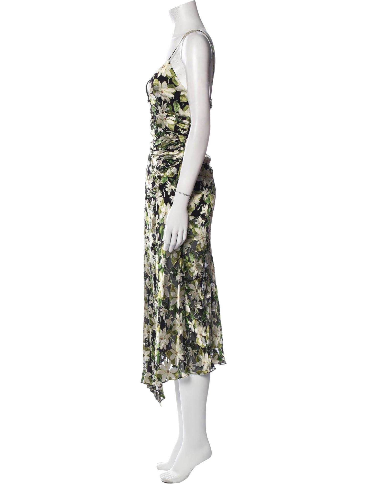 Alice + Olivia Silk Long Dress