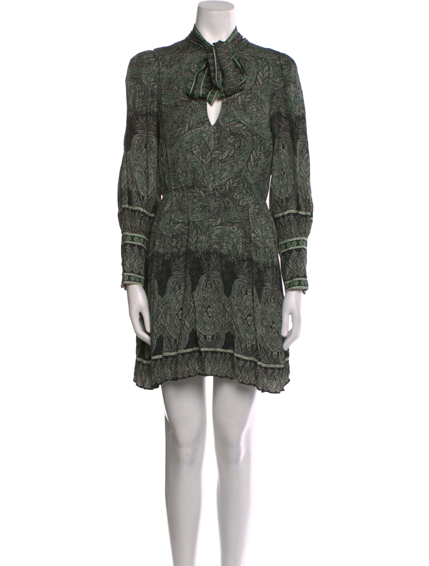 Alice + Olivia Paisley Print Mini Dress w/ Tags