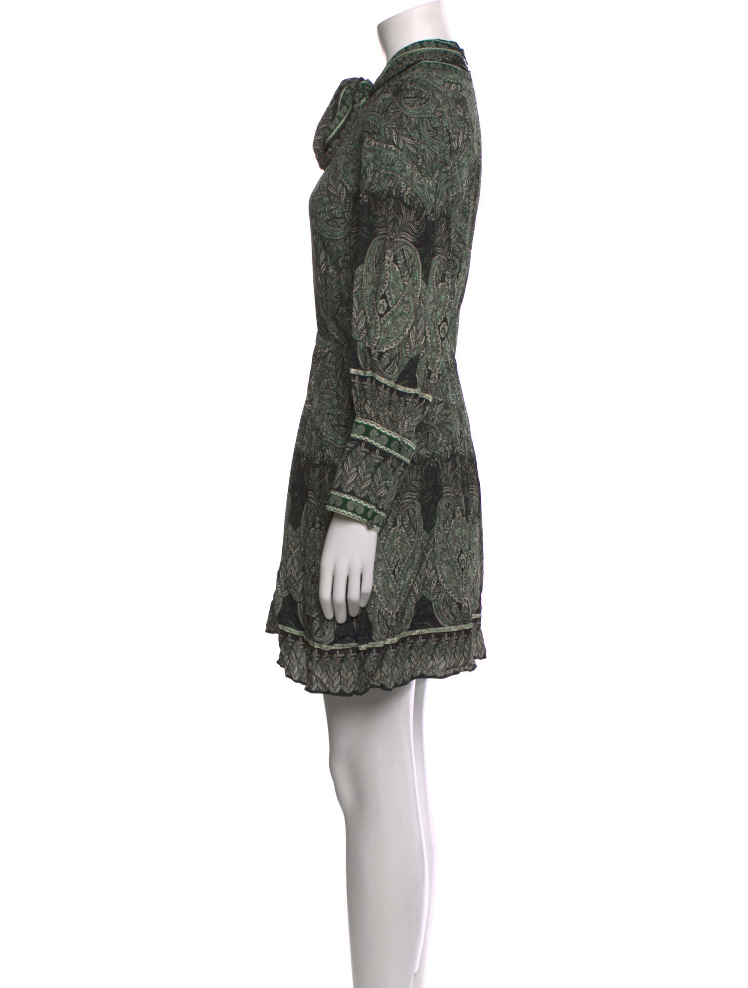 Alice + Olivia Paisley Print Mini Dress w/ Tags