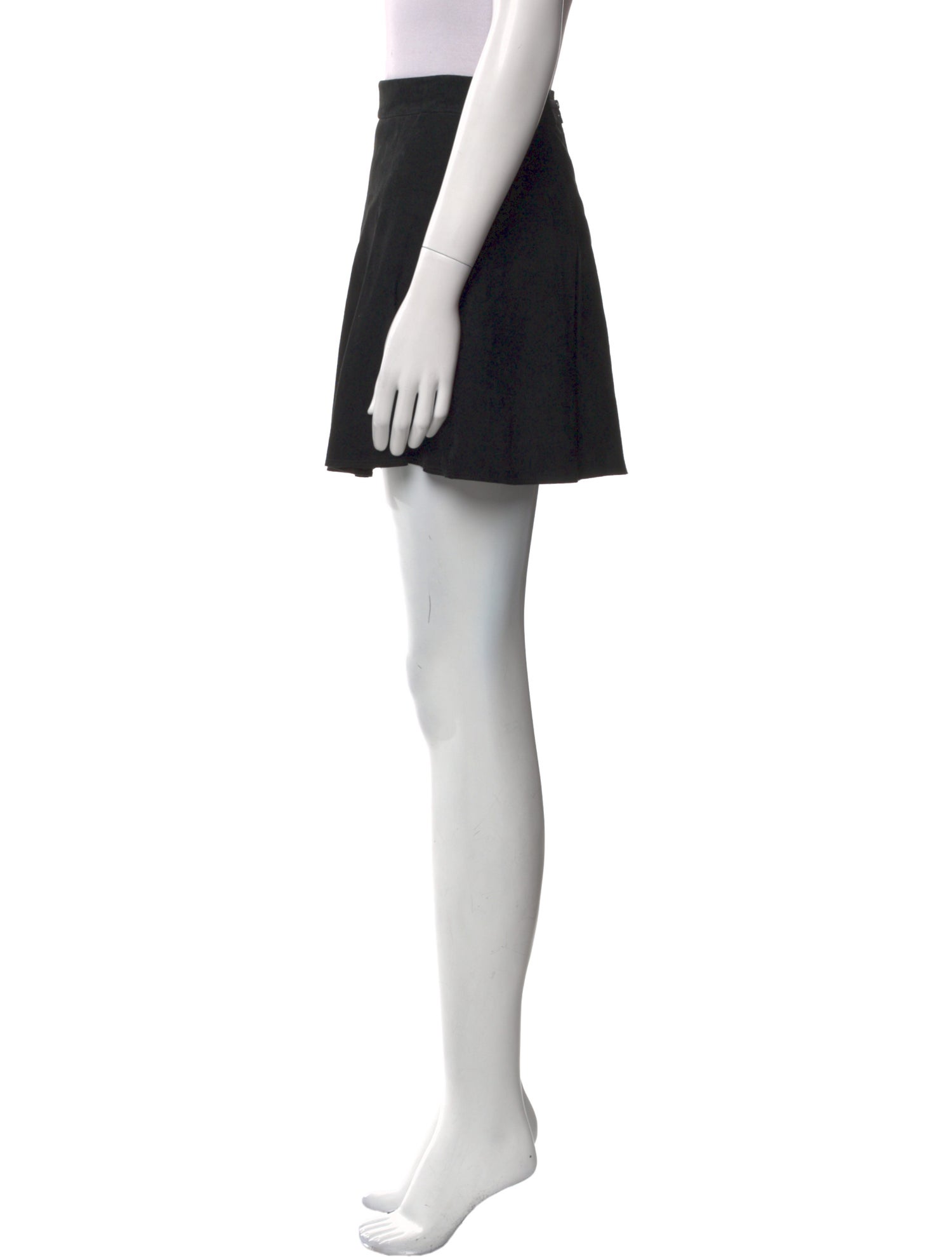 Alice + Olivia Leather Mini Skirt