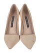 Alice + Olivia Suede D'Orsay Pumps