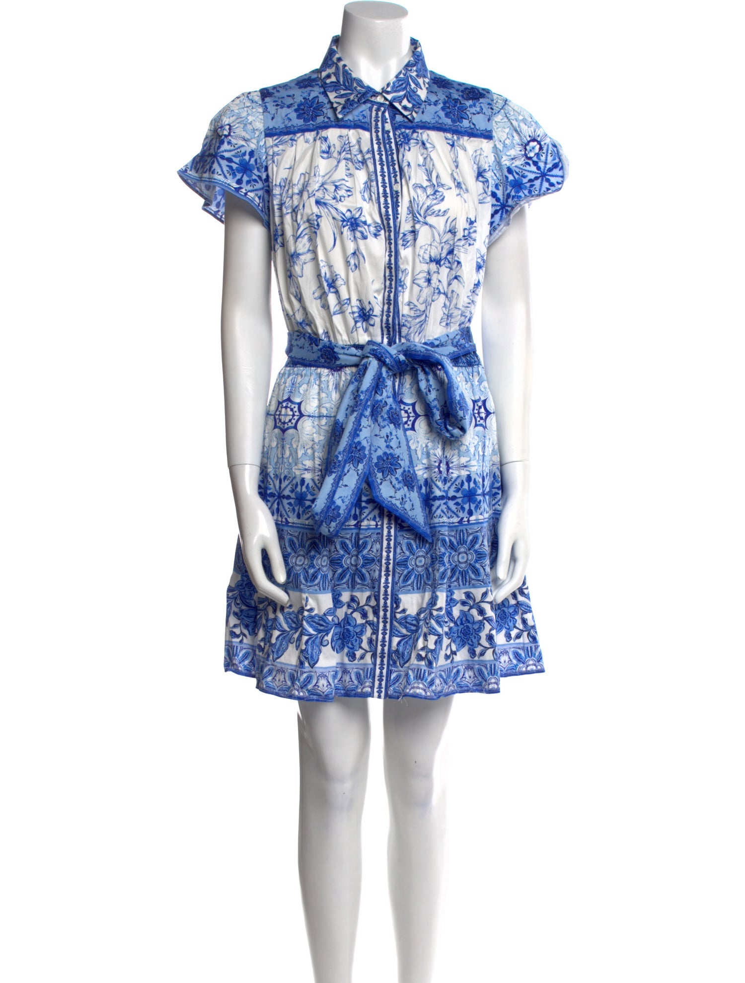 Alice + Olivia Floral Print Mini Dress