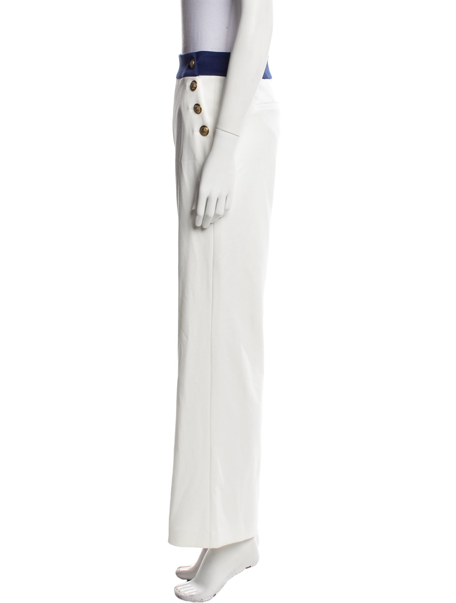 Alice + Olivia Colorblock Pattern Wide Leg Pants