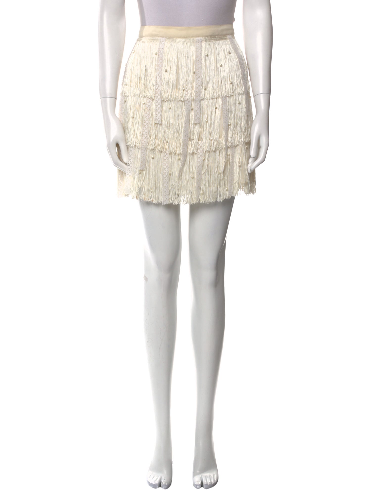 Alice + Olivia Silk Mini Skirt