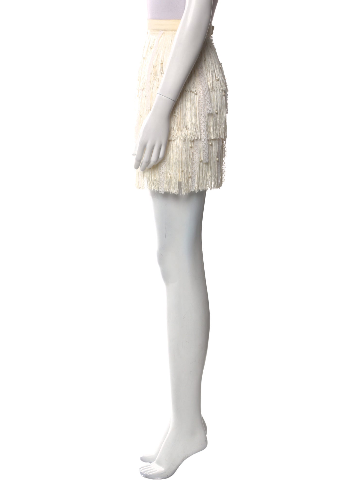 Alice + Olivia Silk Mini Skirt