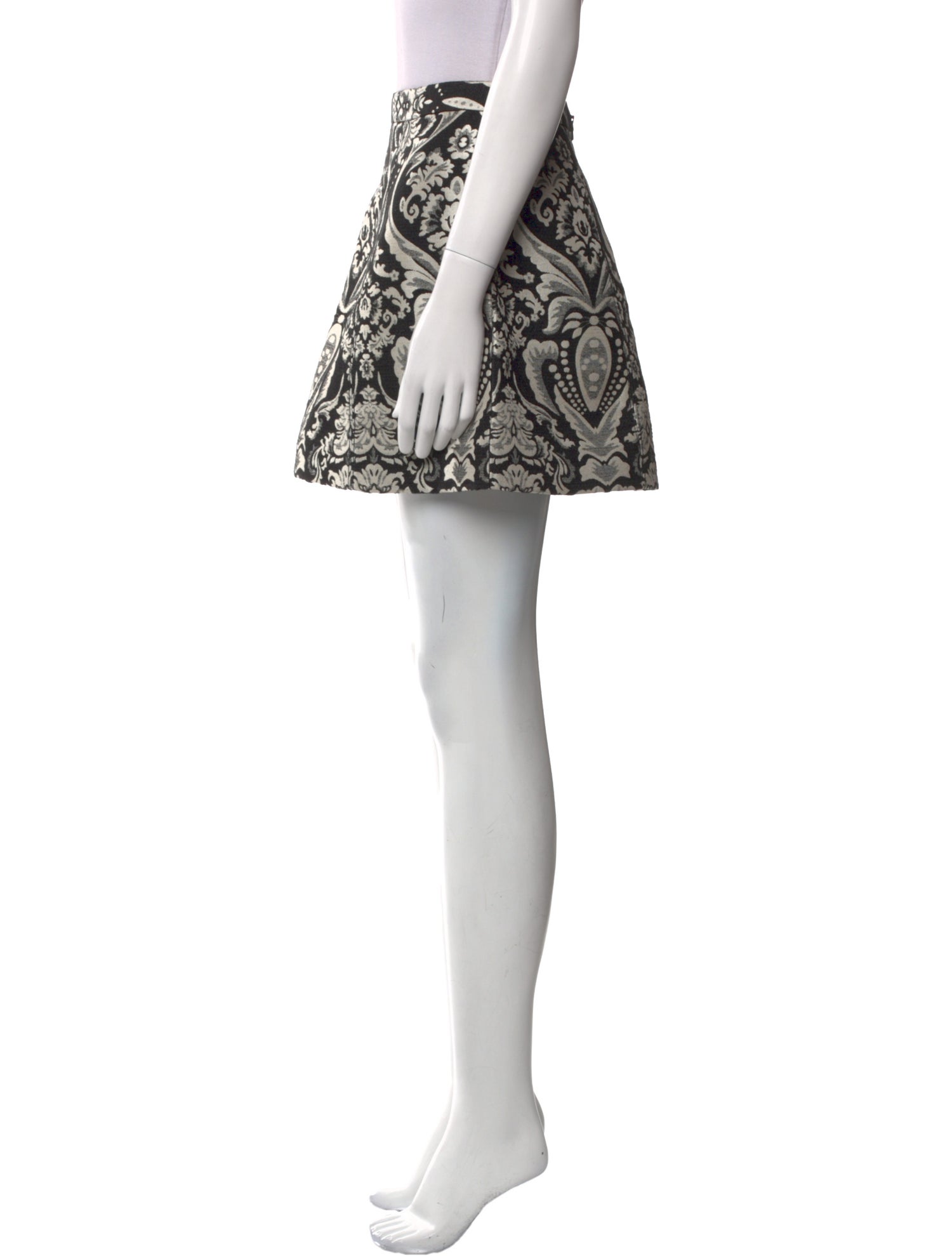 Alice + Olivia Printed Mini Skirt