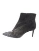 Alice + Olivia Satin Crystal Embellishments Boots