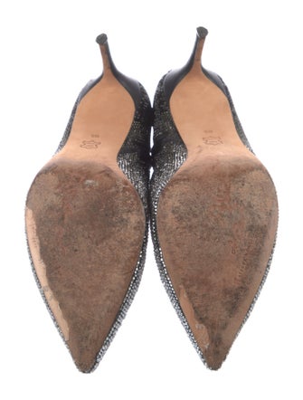 Alice + Olivia Satin Crystal Embellishments Boots