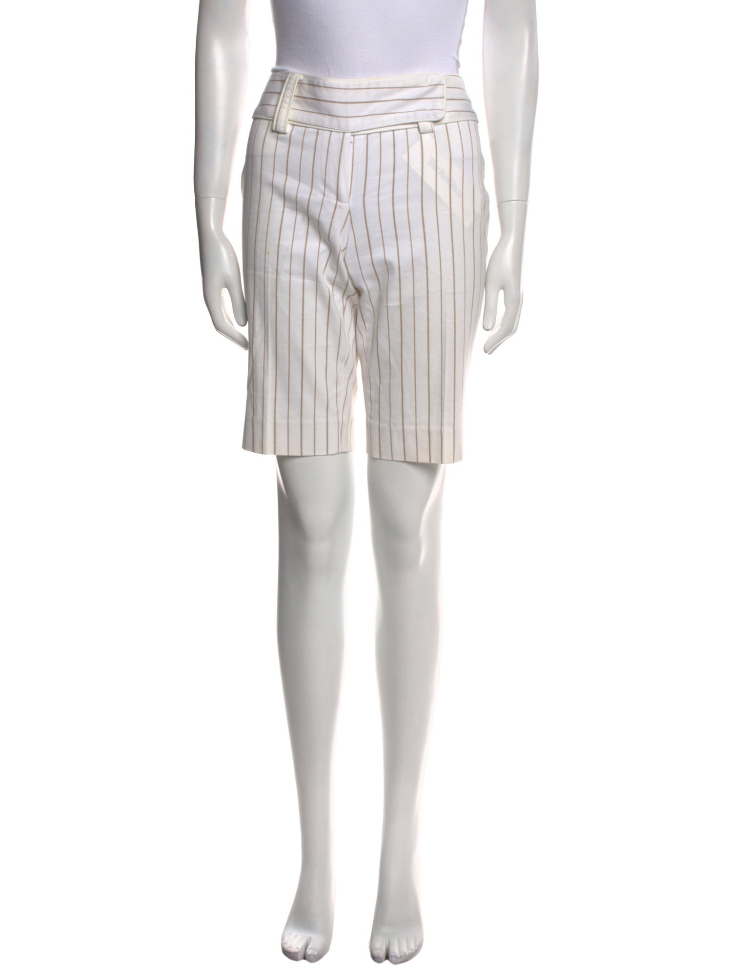 Alice + Olivia Striped Knee-Length Shorts