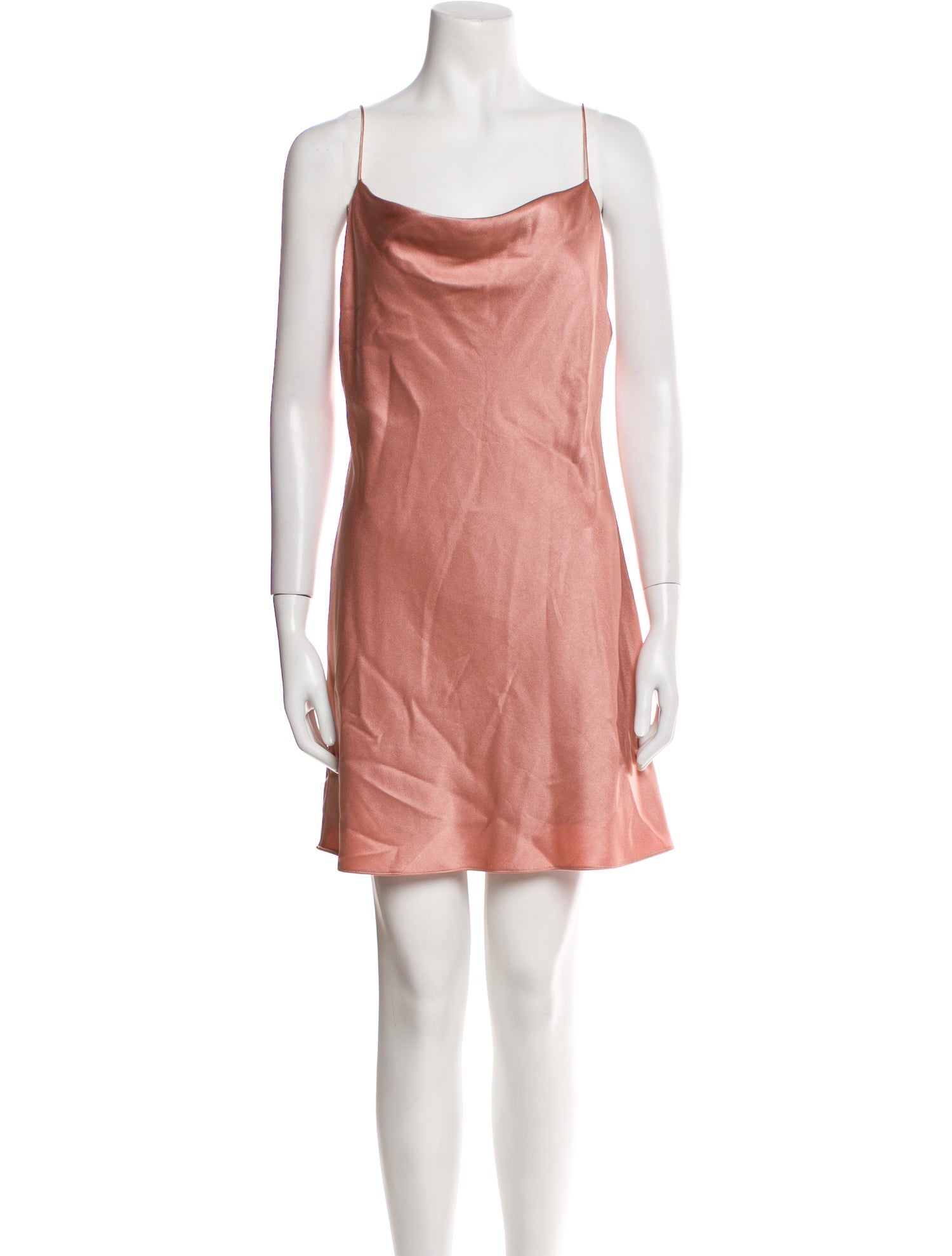 Alice + Olivia Cowl Neck Mini Dress