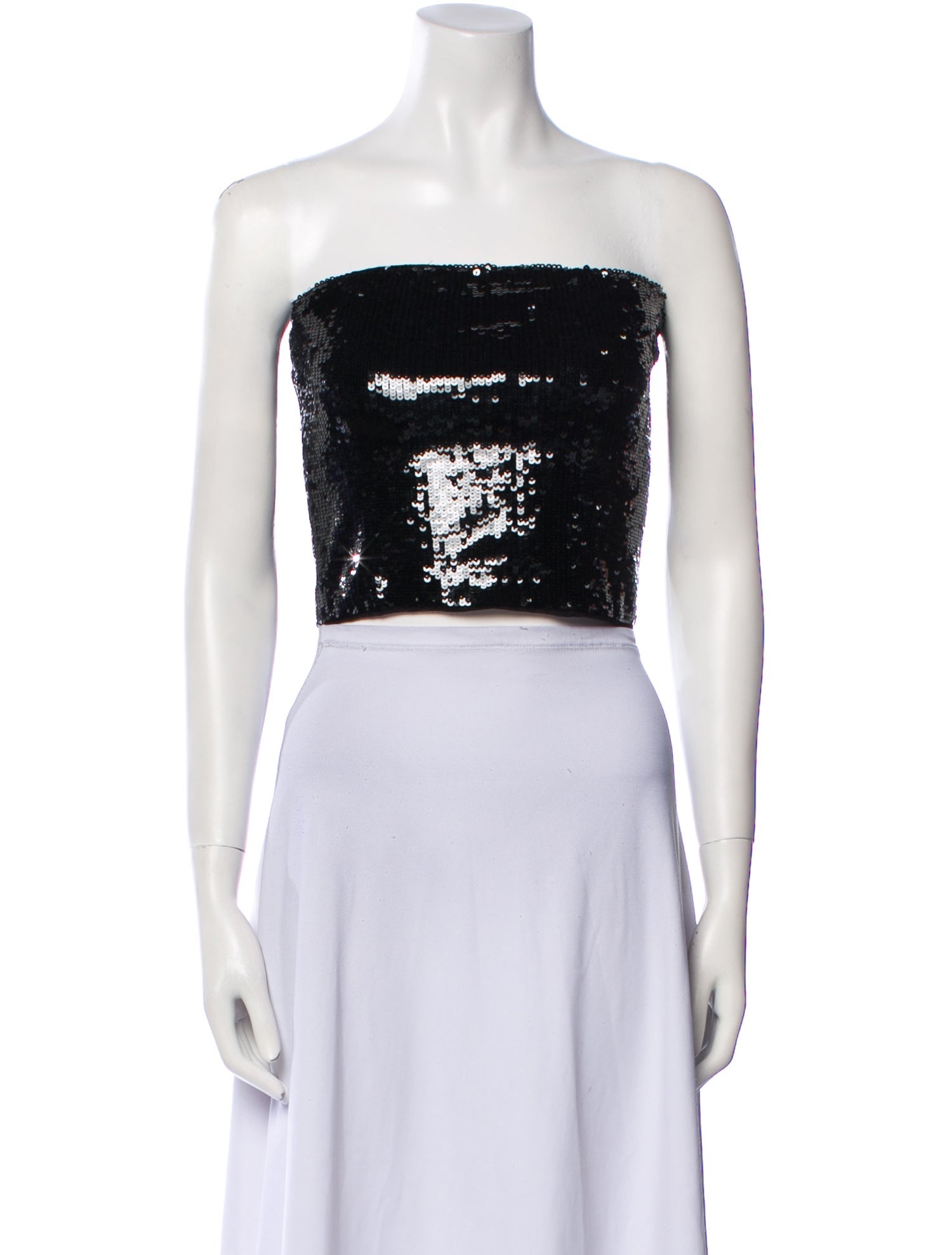 Alice + Olivia Strapless Crop Top