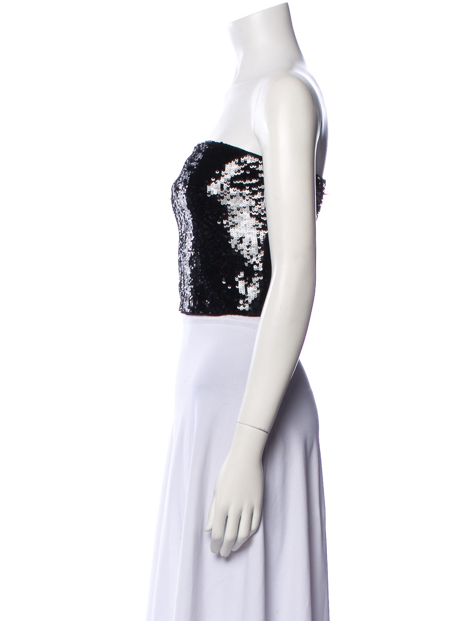 Alice + Olivia Strapless Crop Top