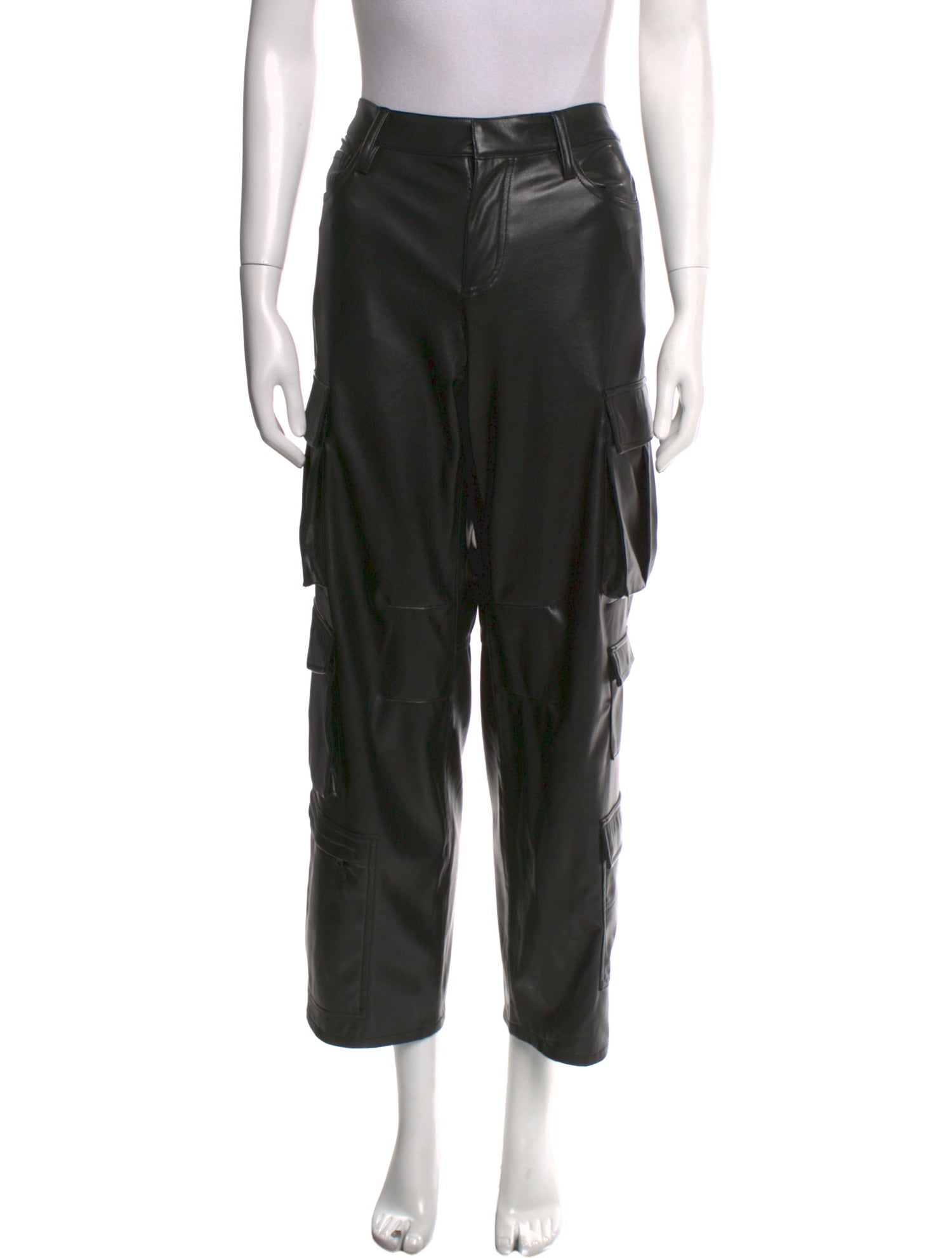 Alice + Olivia Faux Leather Wide Leg Pants