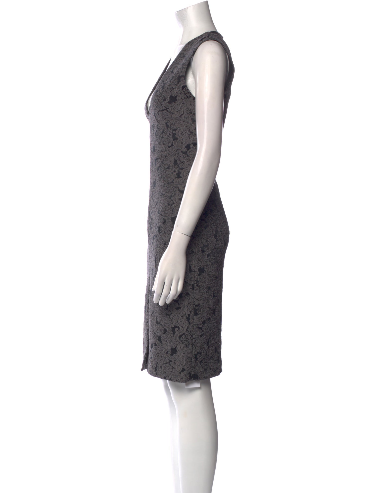 Alice + Olivia Lace Pattern Knee-Length Dress