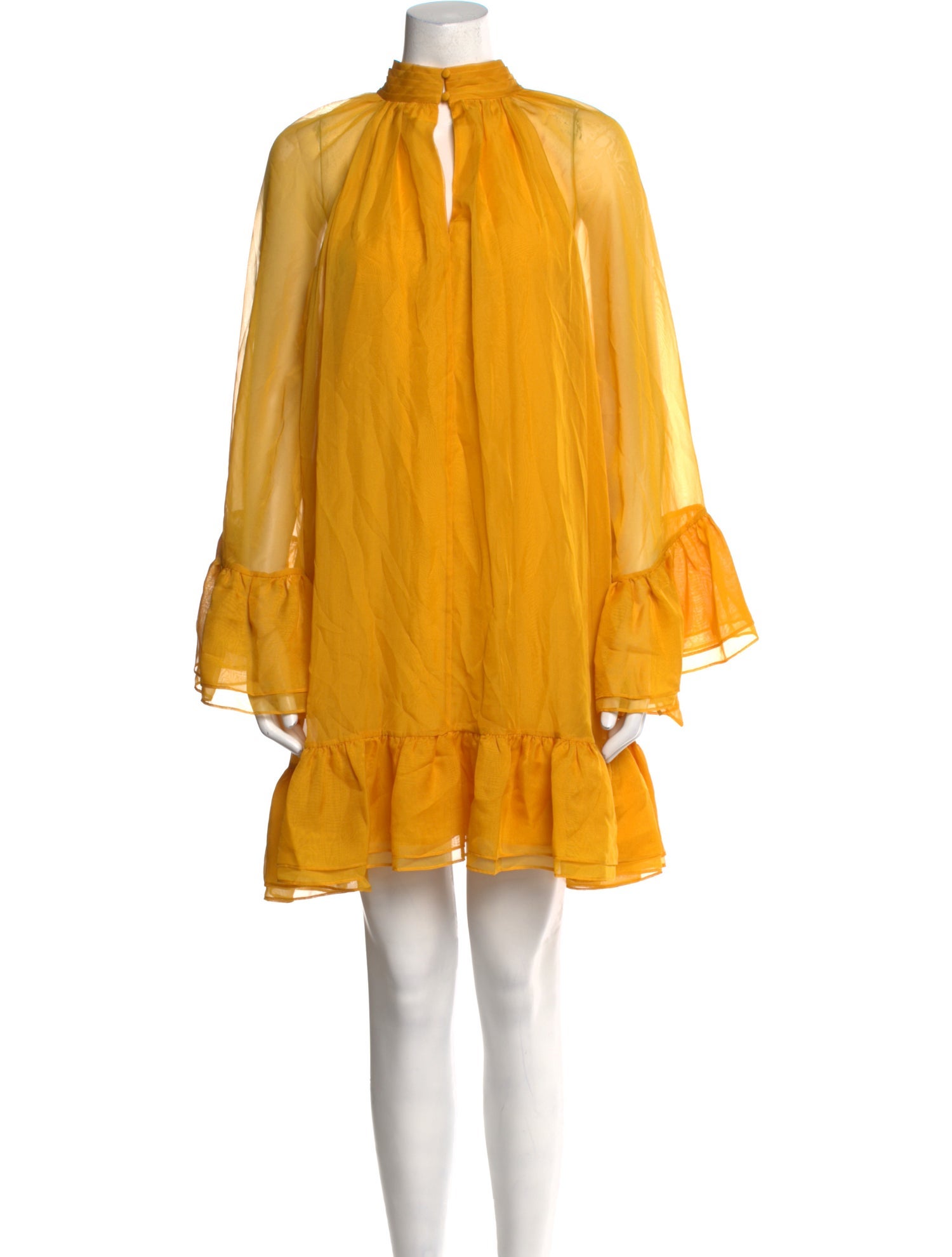 Alice + Olivia Mock Neck Mini Dress