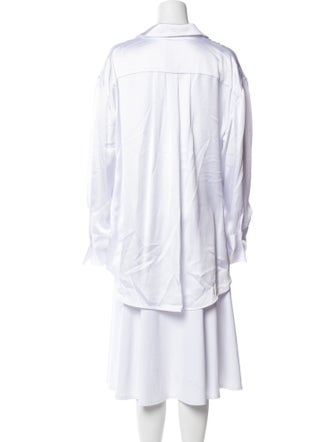 Alice + Olivia Long Sleeve Button-Up Top